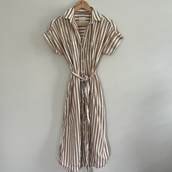 J. Crew Dresses & Skirts - JCrew Striped Midi Dress